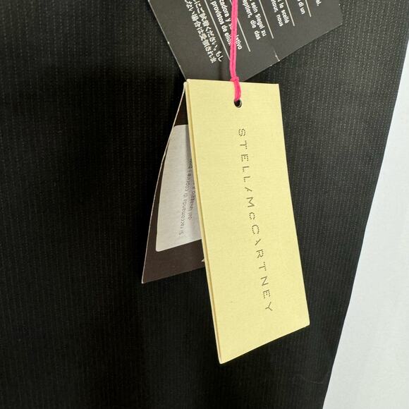 STELLA MCCARTNEY Pinstriped Cotton Blend Cuffed-Hem Cropped Pants EU 40 M - Picture 4 of 12